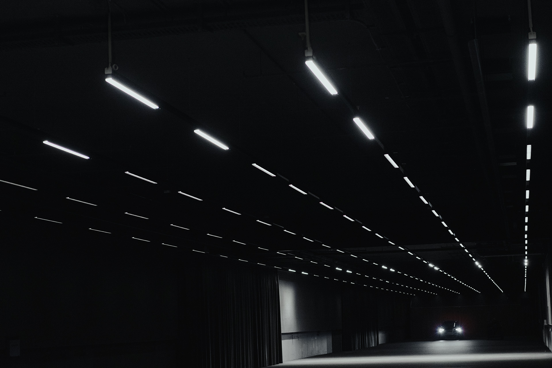Un vistazo al “túnel de luz” de Audi.